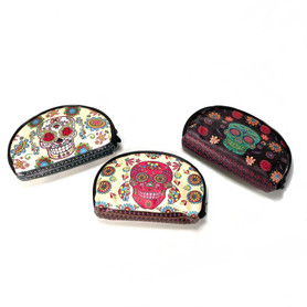 Coin Purse Sugar Skull 1 Count