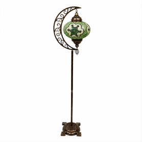 Crescent Moon Floor Lamp B5 Turkish Mosaic Lamp 1 Count Assort