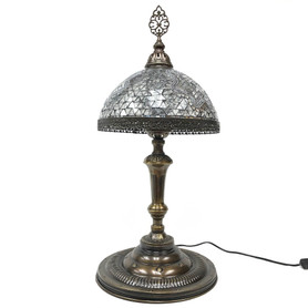 Large Tiffany Style Turkish Mosaic Lamp 24" x 11.75" 1 Count Assorted Colors Large Tiffany Style Turkish Mosaic Lamp 24" x 11.75" 1 Count Assorted Colors