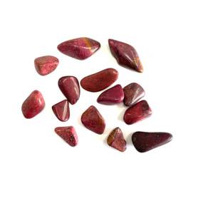Pink Picture Jasper Tumbled Stone by the Pound