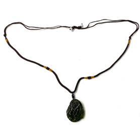 Faux Moldavite Stone Pendant Necklace Shiny 1 Count Assorted Shapes Faux Moldavite Stone Pendant Necklace Shiny 1 Count Assorted Shapes