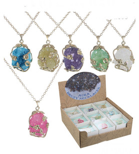 Auro Druzy Necklace 1 Count Assorted Auro Druzy Necklace 1 Count Assorted
