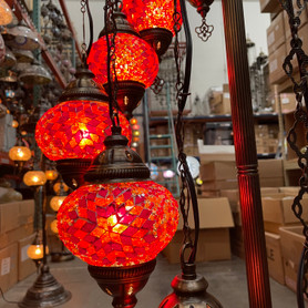 Mosaic Turkish 11 Shade Floor Lamp Assorted Colors