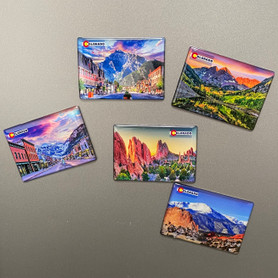Colorado Themed Magnets 1 Count Assorted Colorado Themed Magnets 1 Count Assorted