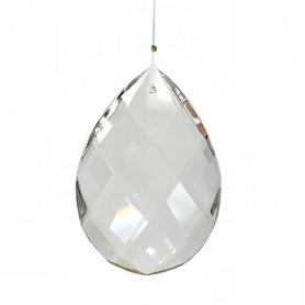 Tear Drop Hanging Crystal Large 2" Tear Drop Hanging Crystal Large 2"