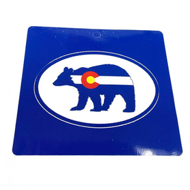 Colorado Bear Oval Sticker