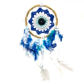 Small Evil Eye Dream Catcher Lucky Eye 4" Small Evil Eye Dream Catcher Lucky Eye 4"
