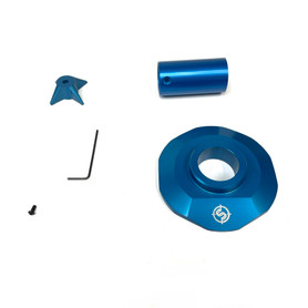 Denim Blue Full Set Turbo Guard Cover (Base, Knob & Nozzle) - Blazer Bigshot Torch Not Included