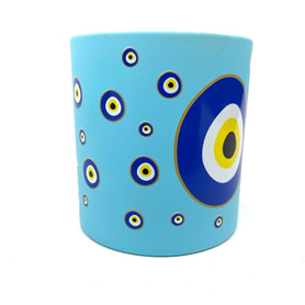 Evil Circle Eyes Light Blue Coffee Mug Cup 1.5 Cup Evil Circle Eyes Light Blue Coffee Mug Cup 1.5 Cup