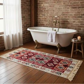 Turkish Kilim Rug Machine Made 60cm X 125cm 1 Count Assorted