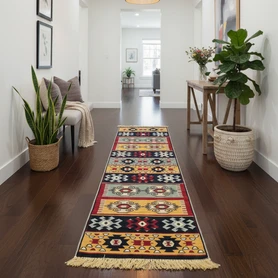 Turkish Kilim Rug Machine Made 60cm X 200cm 1 Count Assorted