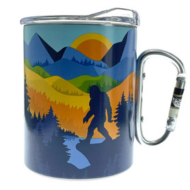 Bigfoot Carabiner Steel Mug 15 oz 1 Count Assorted Bigfoot Carabiner Steel Mug 15 oz 1 Count Assorted