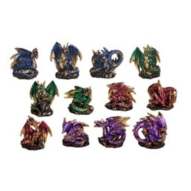 Mini Dragon Set of 12,  2.25" Mini Dragon Set of 12,  2.25"