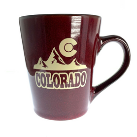 Colorado Setting Sun Red Mug 14oz