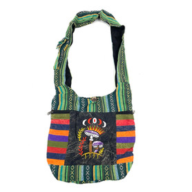 Nice Cotton Mushroom Print Cross Body Bag