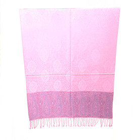 Bubblegum Pink Vines Paisley Pashmina Scarf Bubblegum Pink Vines Paisley Pashmina Scarf