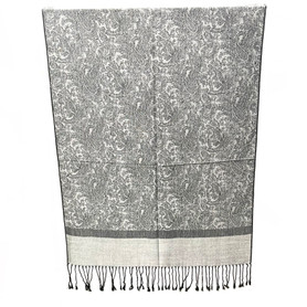 Pashmina Scarf Black/Silver