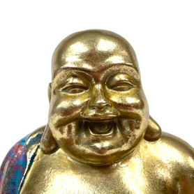 Happy Buddha Poly Statue 10"x11" Happy Buddha Poly Statue 10"x11"