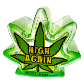 Glass Colorado Marijuana Leaf Shot Glass Glass Colorado Marijuana Leaf Shot Glass