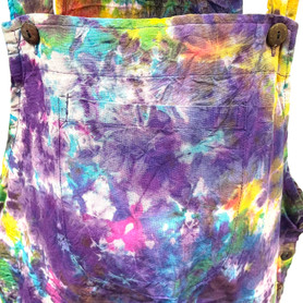 Cotton Tie Dye Harem Moon Overalls 1 Assorted Size