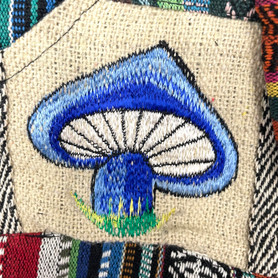 Mushroom Hemp Side Bag Assorted Designs 1 Count