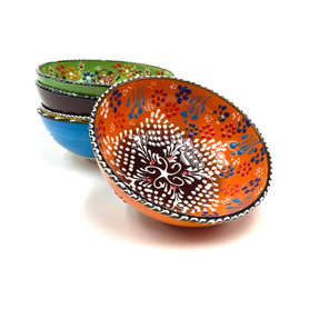 Hand Painted Ceramic Bowl 15cm 5.9" 1 Count Assort Hand Painted Ceramic Bowl 15cm 5.9" 1 Count Assort