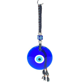 Evil Eye Large Rustic Jute Rope 5.5" x 18"