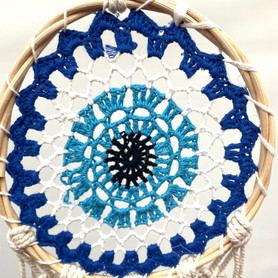Evil Eye Dream Catcher 7.5" x 20" Evil Eye Dream Catcher 7.5" x 20"