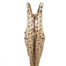 Tan-Shroom Mushrooms Jumpsuit Overalls 1 Count Tan-Shroom Mushrooms Jumpsuit Overalls 1 Count