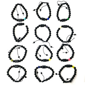 Black Zodiac Freindship Bracelet 1 Count Assorted