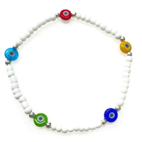 Evil Eye Chakra Stretch Bracelet Evil Eye Chakra Stretch Bracelet