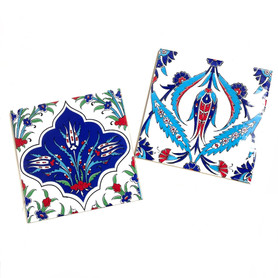 Decorative Turkish Tile 1 Count Assorted Styles