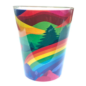 Colorado Rainbow Forest Shot Glass 1.8 oz