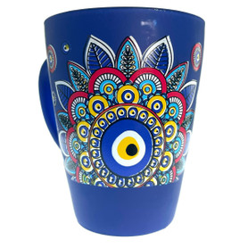 Afternoon Flower Tea Blue Evil Eye Mug 1 Cup
