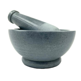 Grey Marble Mortar and Pestle 3" Grey Marble Mortar and Pestle 3"