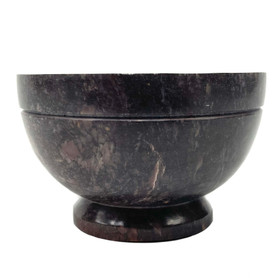 Black Soapstone Mortar and Pestle 4" Black Soapstone Mortar and Pestle 4"