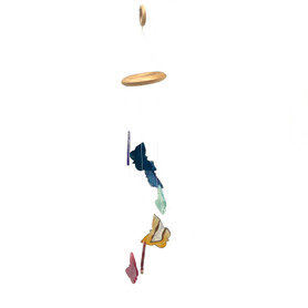 Mobile Chime Agate Chakra Butterflies 27" Mobile Chime Agate Chakra Butterflies 27"