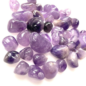 Amethyst Tumbled by the Pound 1"-2" Pieces Amethyst Tumbled by the Pound 1"-2" Pieces