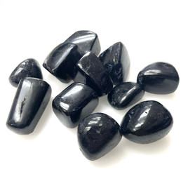 Black Tourmaline Tumbled by the Pound 1"-2.5" Pieces Black Tourmaline Tumbled by the Pound 1"-2.5" Pieces