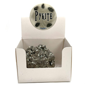 Pyrite Pieces in Display Box 1 Count Pyrite Pieces in Display Box 1 Count
