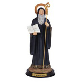St Benito Abad 12" Statue