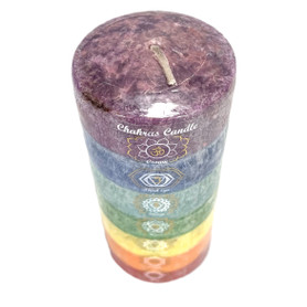Chakra Candle Pillar Chakra Candle Pillar