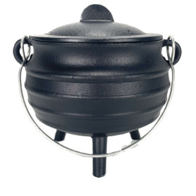 Cast Iron Ribbed Cauldron Cast Iron Ribbed Cauldron