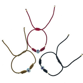 Threaded Bead Evil Eye 1 Count Assorted Color