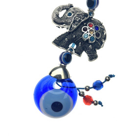 Assorted Metal Animals Evil Eye Keychain 1 Count