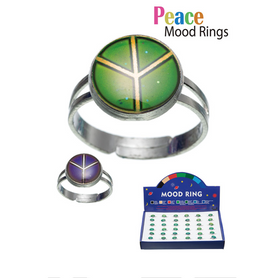 Peace Mood Ring Assorted 1 Count