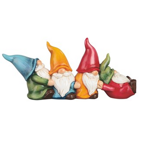 Gnome Tug a War Team 10"W Figure