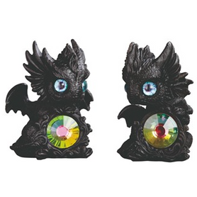 Black Dragon Gem 2 Set 4.5" Figures