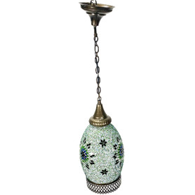 Large Oval Mosaic Bar Lamp 1 Count