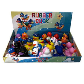 Big and Cute Rubber Duck (Assorted Styles) – Sold Individually 3.5" Long 4" Tall